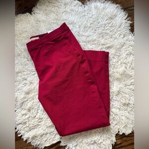 Bishop + Young Vibrant Red Trousers